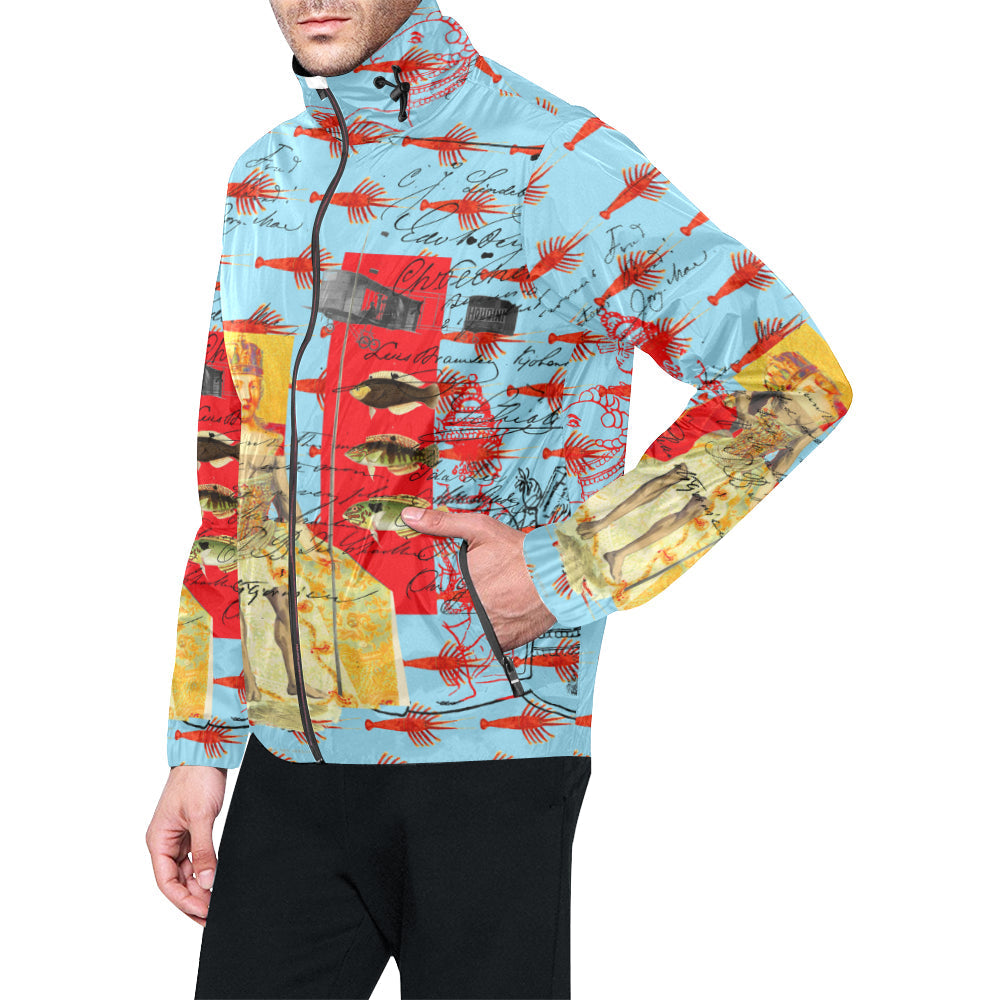 THE SHOWY PLANE HUNTER AND FISH IV All Over Print Windbreaker